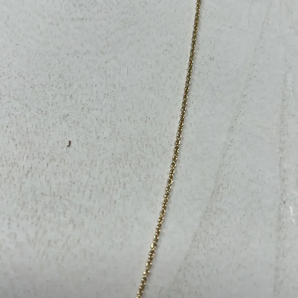 Kris Nations 2 Pc Gold Tone LOVE Necklace & Earrings NWT  Size 16-18 inches